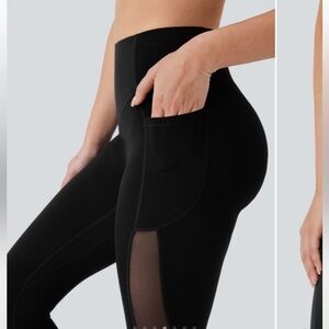Aerie Black Mesh Leggings